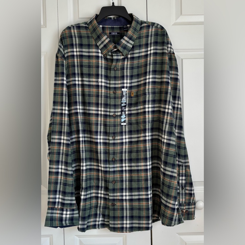 Men's Green Plaid Shirt